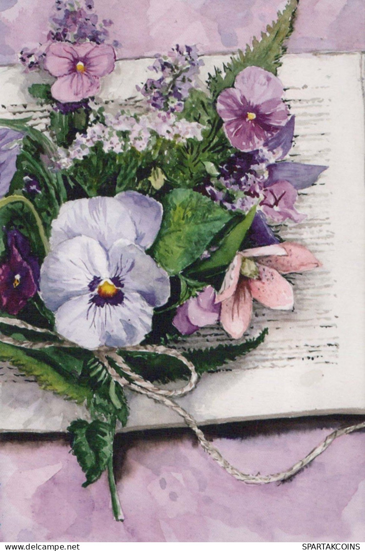 FLEURS Vintage Carte Postale CPSM #PBZ034.FR - Flowers