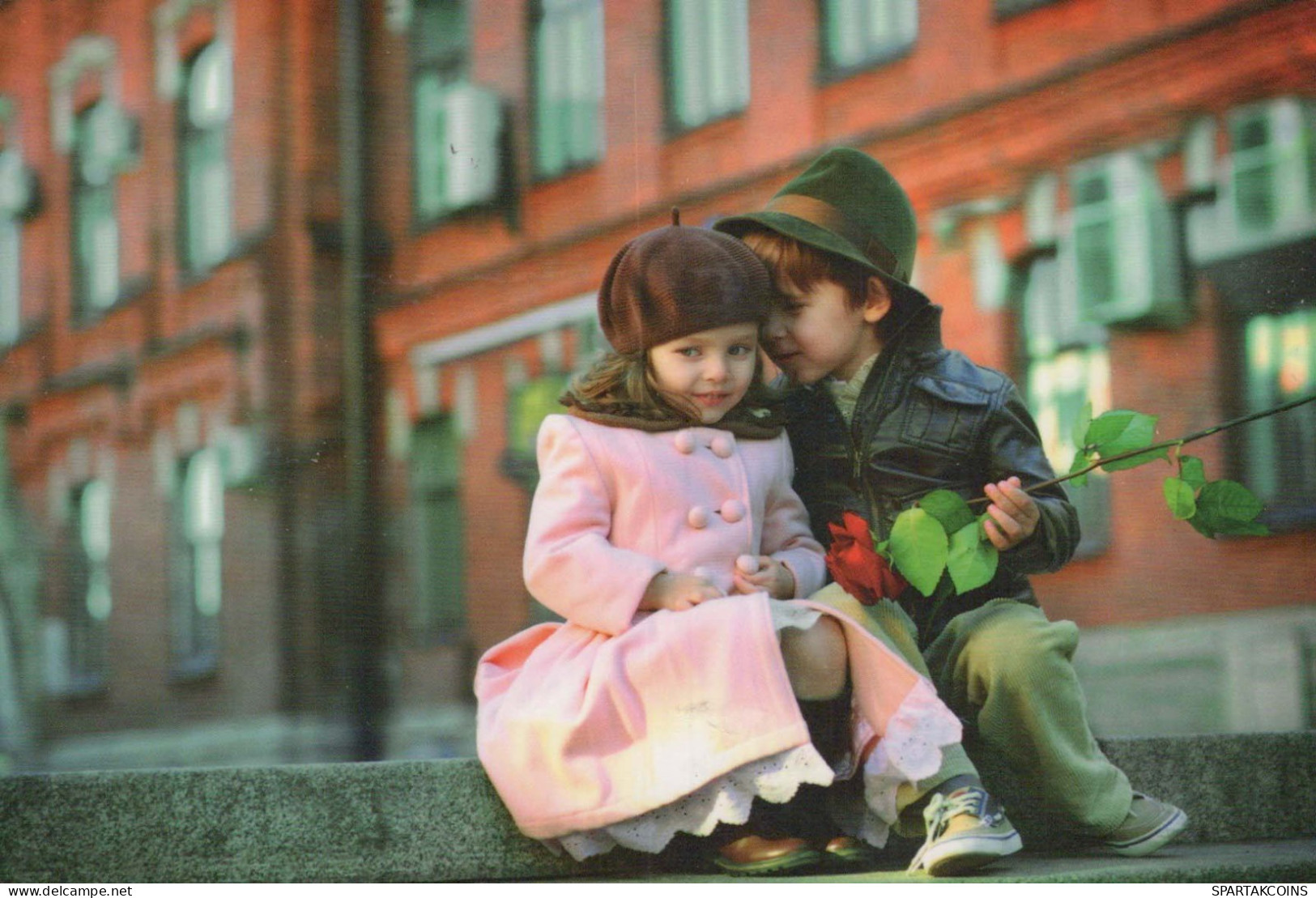 ENFANTS Portrait Vintage Carte Postale CPSM #PBU925.FR - Retratos