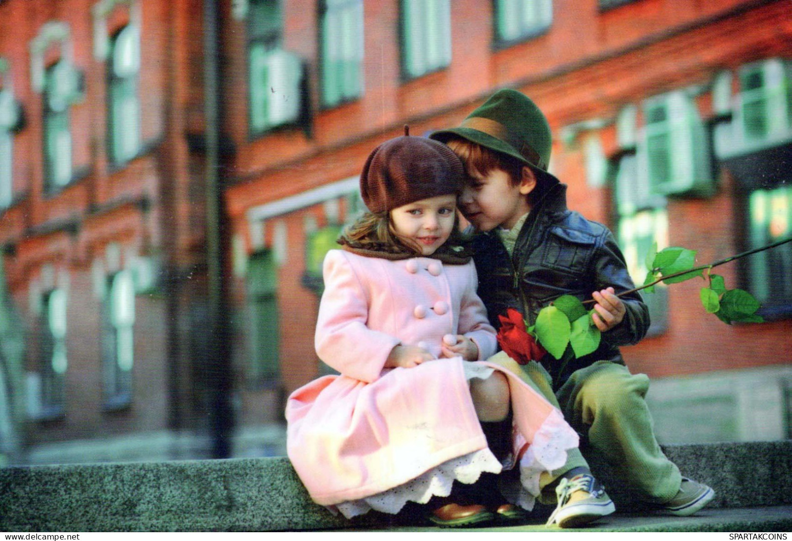 ENFANTS Portrait Vintage Carte Postale CPSM #PBU925.FR - Retratos