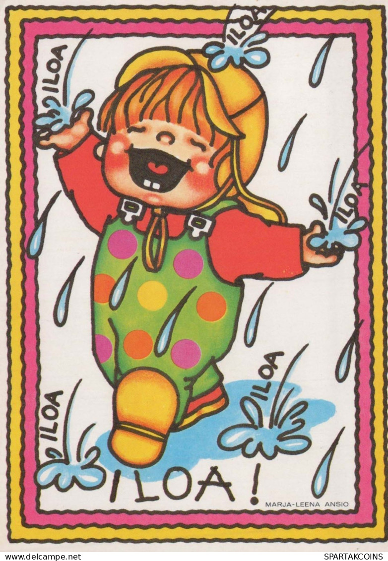 ENFANTS HUMOUR Vintage Carte Postale CPSM #PBV354.FR - Humorous Cards