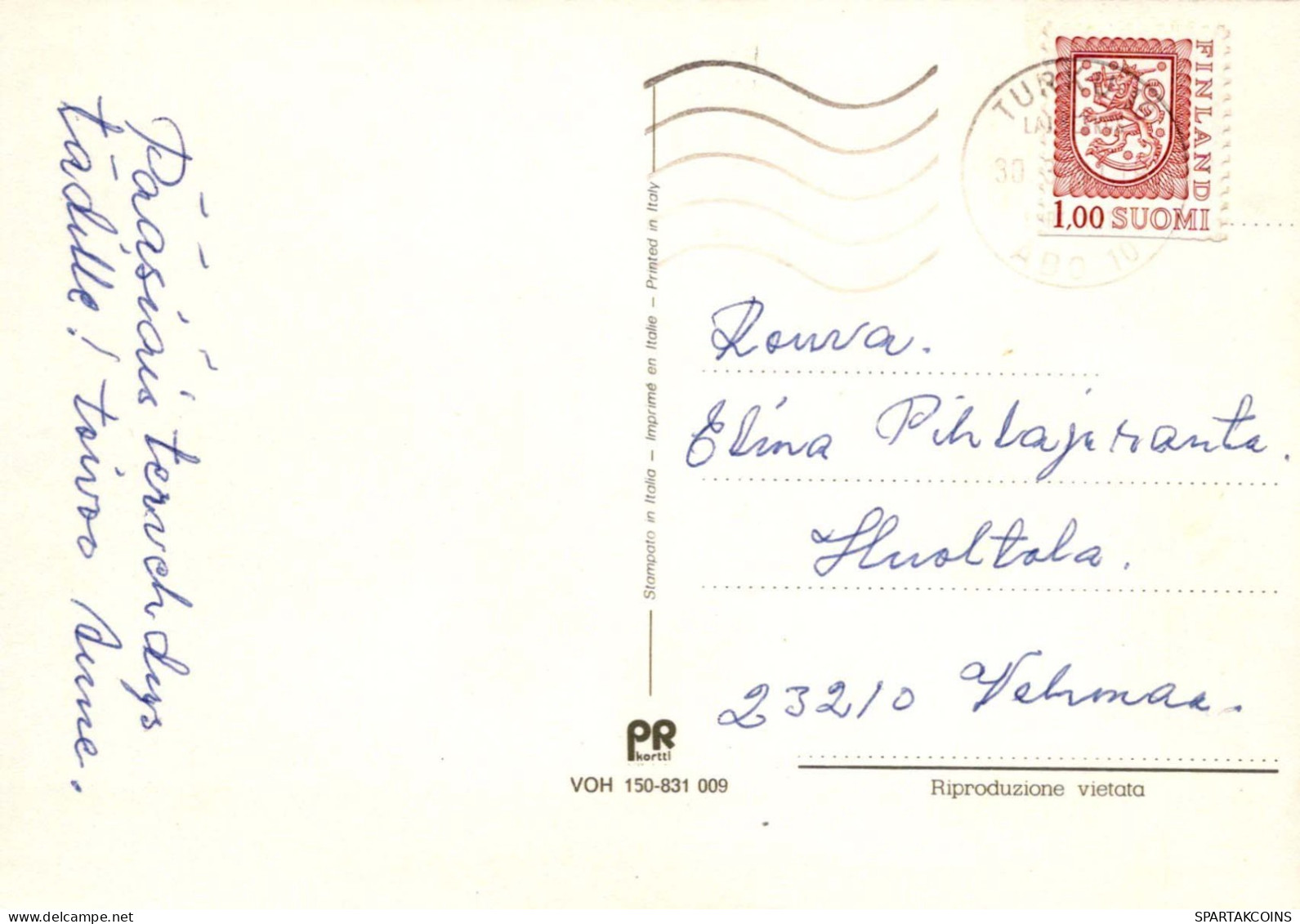 PÂQUES POULET ŒUF Vintage Carte Postale CPSM #PBP122.FR - Pasqua