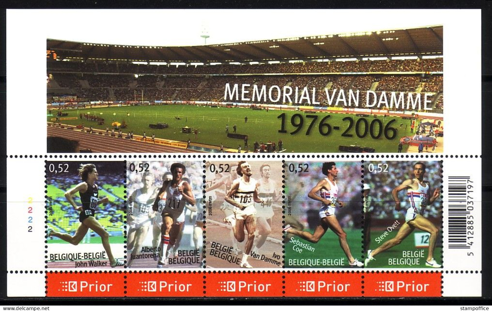 BELGIEN BLOCK 108 POSTFRISCH(MINT) LEICHTATHLETIK-SPORTFEST 2006 - 1961-2001