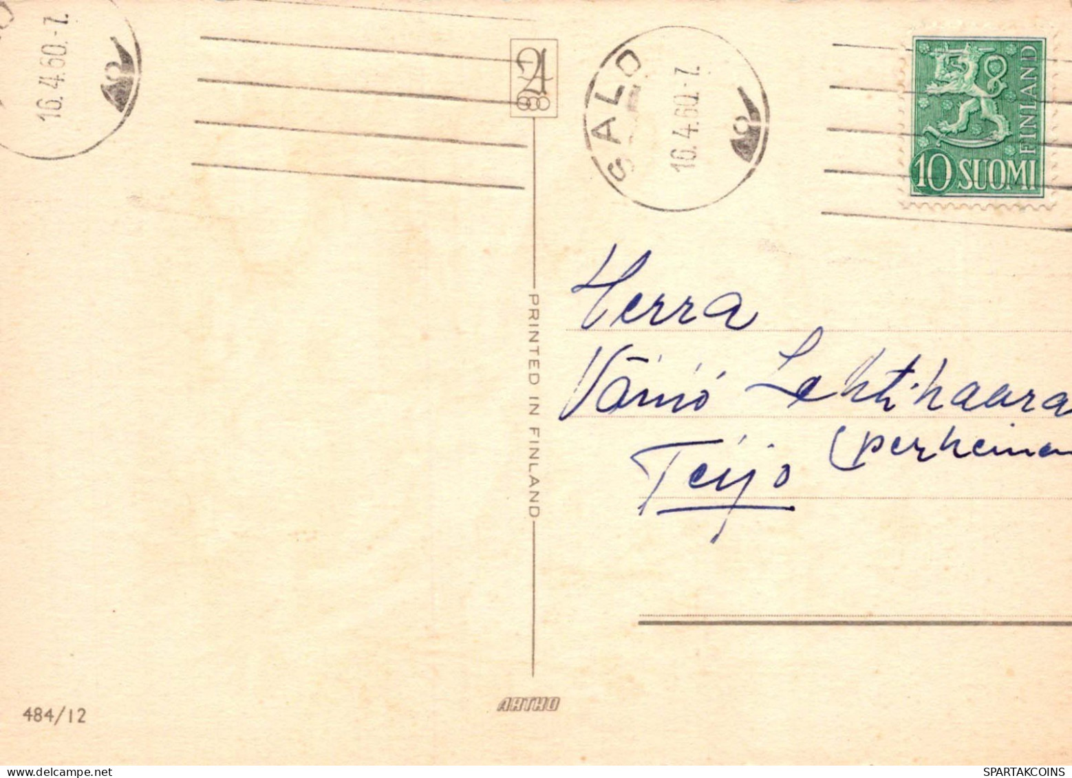 PÂQUES POULET ŒUF Vintage Carte Postale CPSM #PBO743.FR - Pasqua