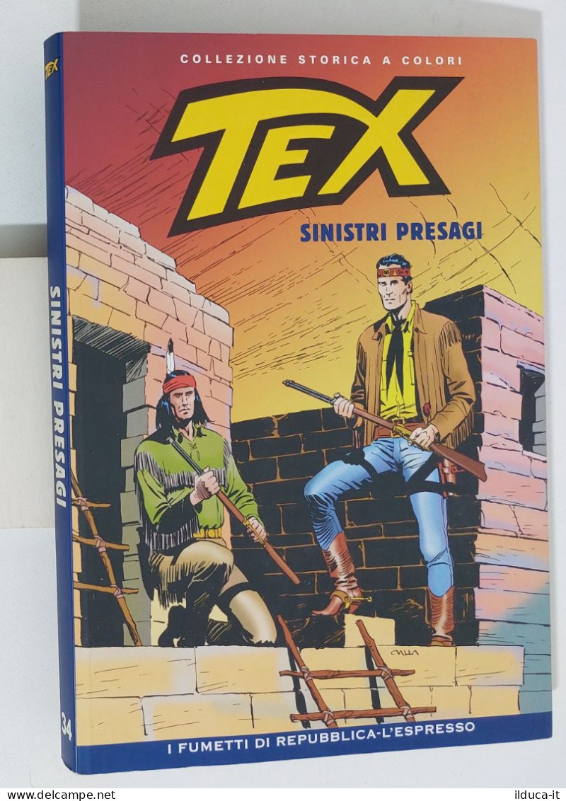 62375 TEX Collezione Storica Repubblica N. 34 - Sinistri Presagi - Tex