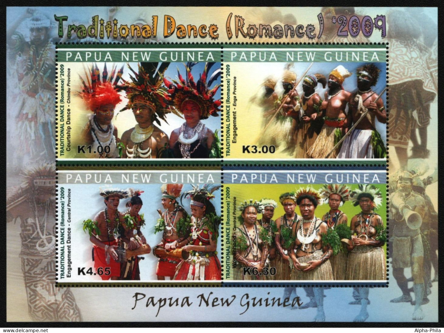 Papua-Neuguinea 2009 - Mi-Nr. Block 97 ** - MNH - Traditionelle Tänze - Papua New Guinea