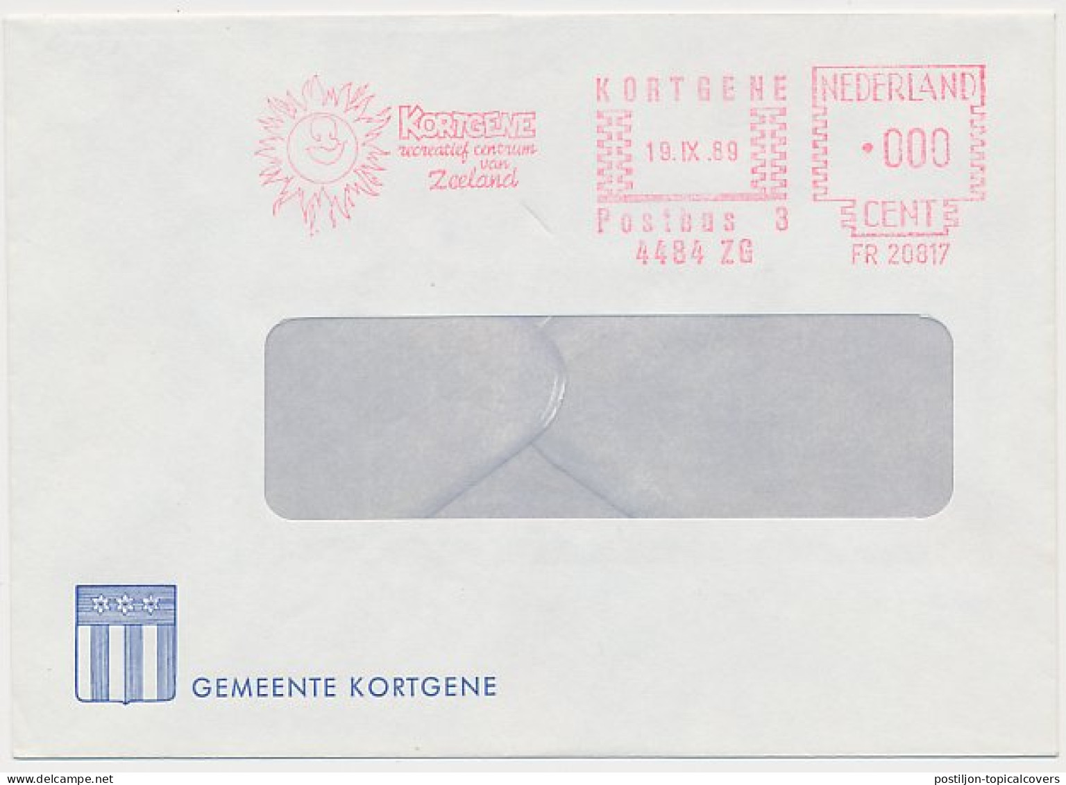 Meter Proof / Test Cover Netherlands 1989 Sun - Kortgene - Climat & Météorologie