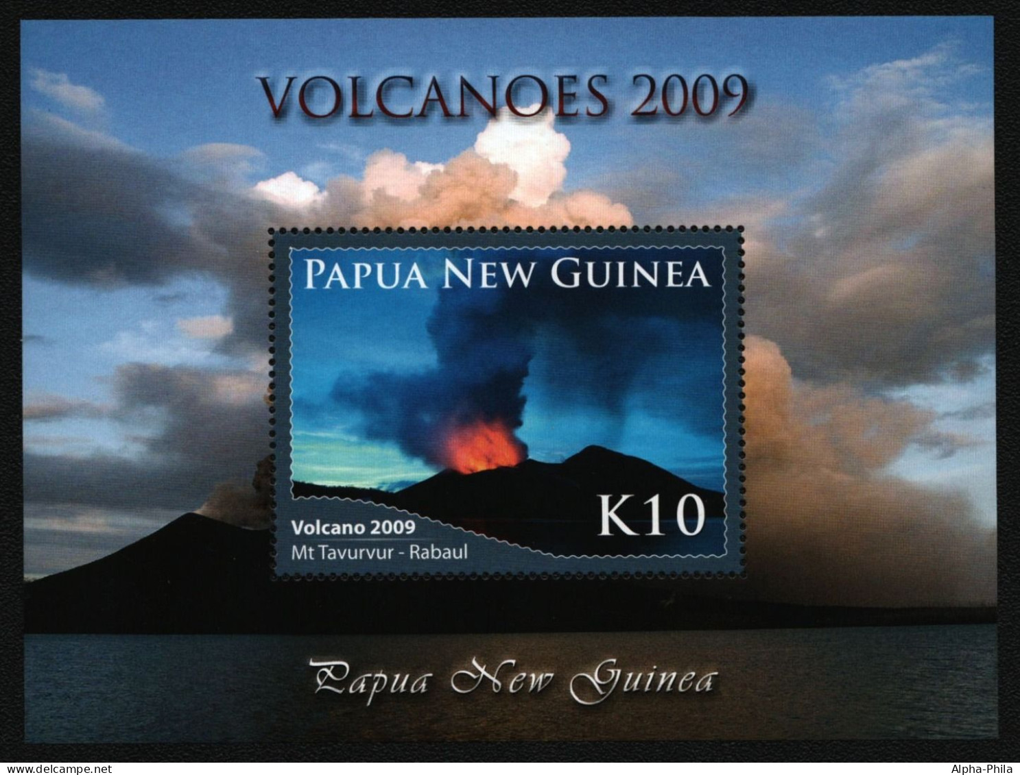 Papua-Neuguinea 2009 - Mi-Nr. Block 92 ** - MNH - Natur - Vulkane - Papoea-Nieuw-Guinea