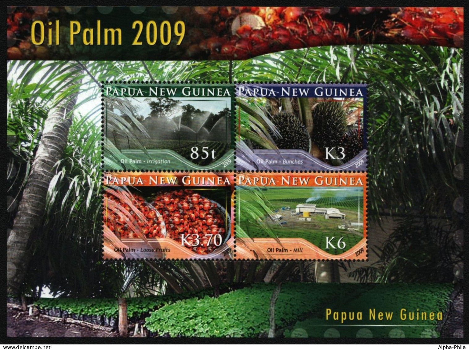 Papua-Neuguinea 2009 - Mi-Nr. Block 93 ** - MNH - Ölpalme - Papúa Nueva Guinea