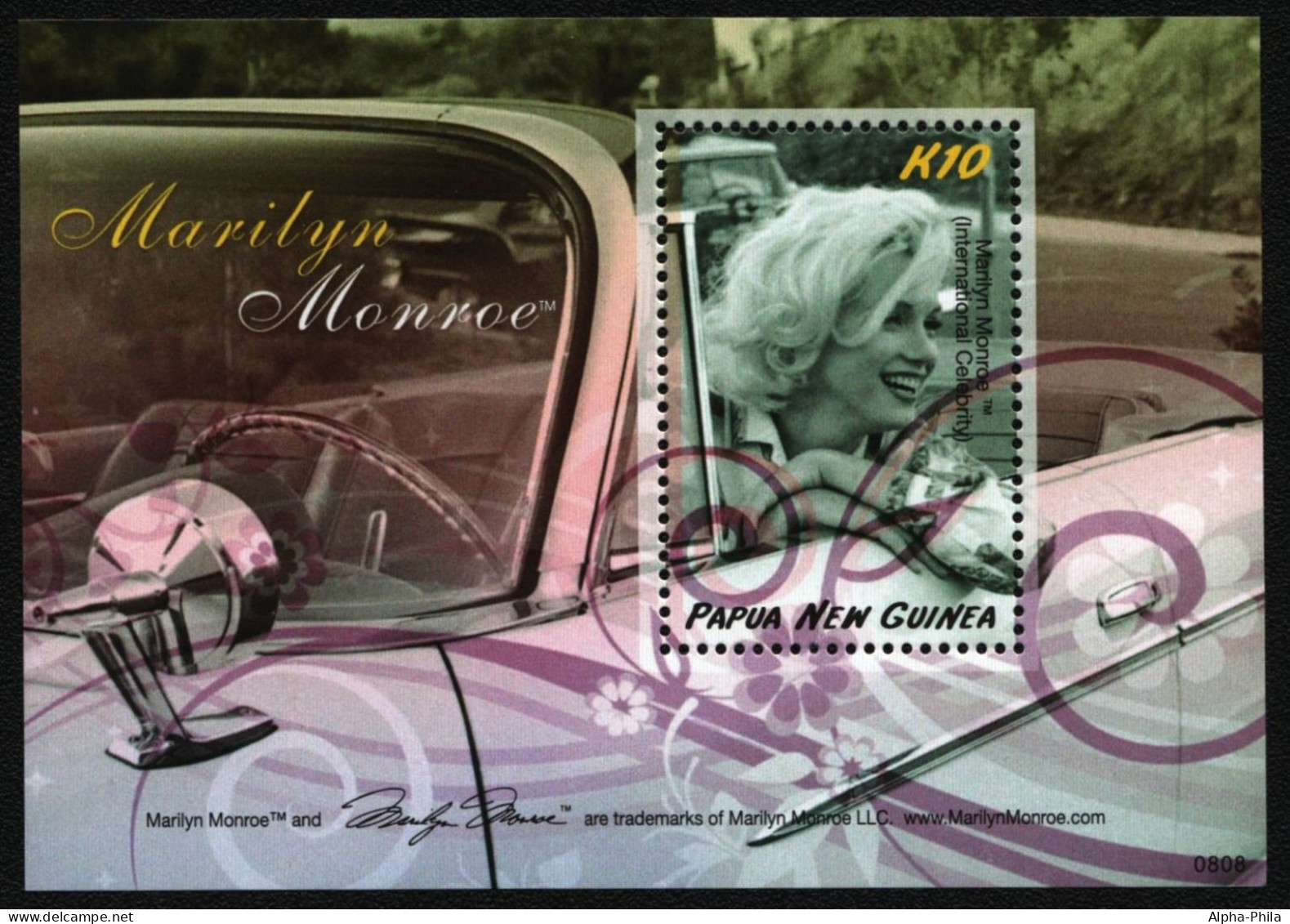 Papua-Neuguinea 2008 - Mi-Nr. Block 66 ** - MNH - Marylin Monroe - Papoea-Nieuw-Guinea