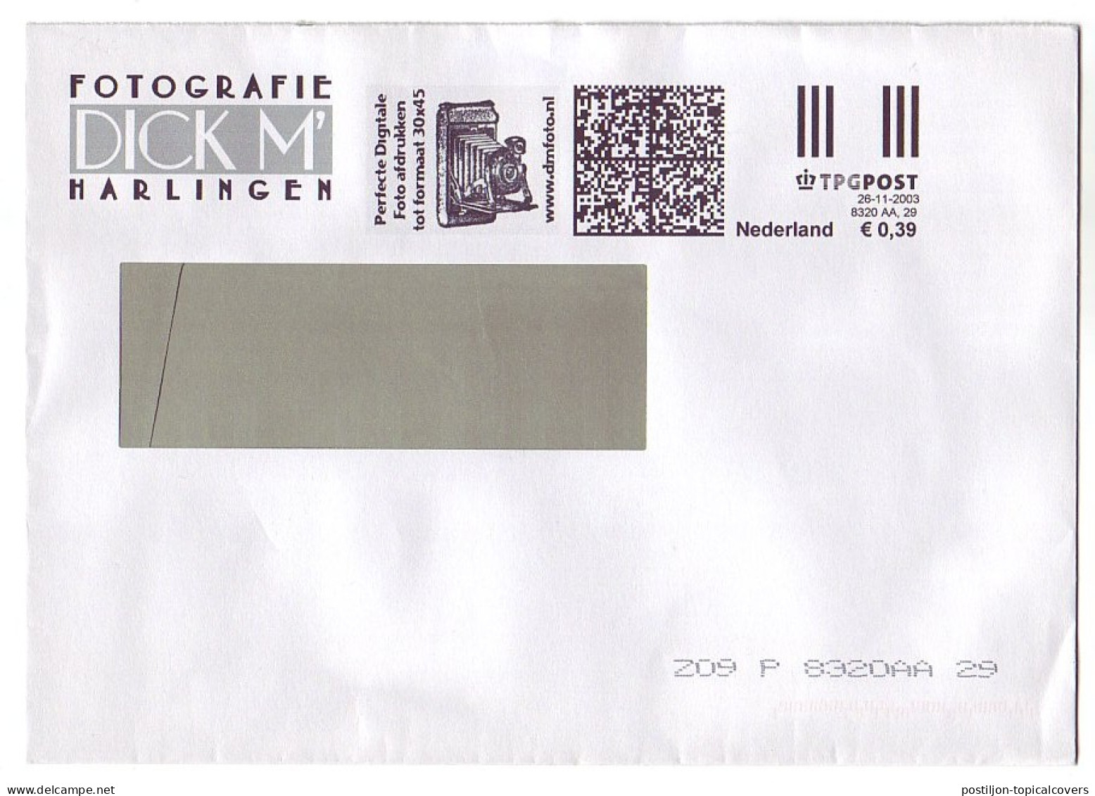 Private Digital Franking Netherlands 2003 Camera - Photography