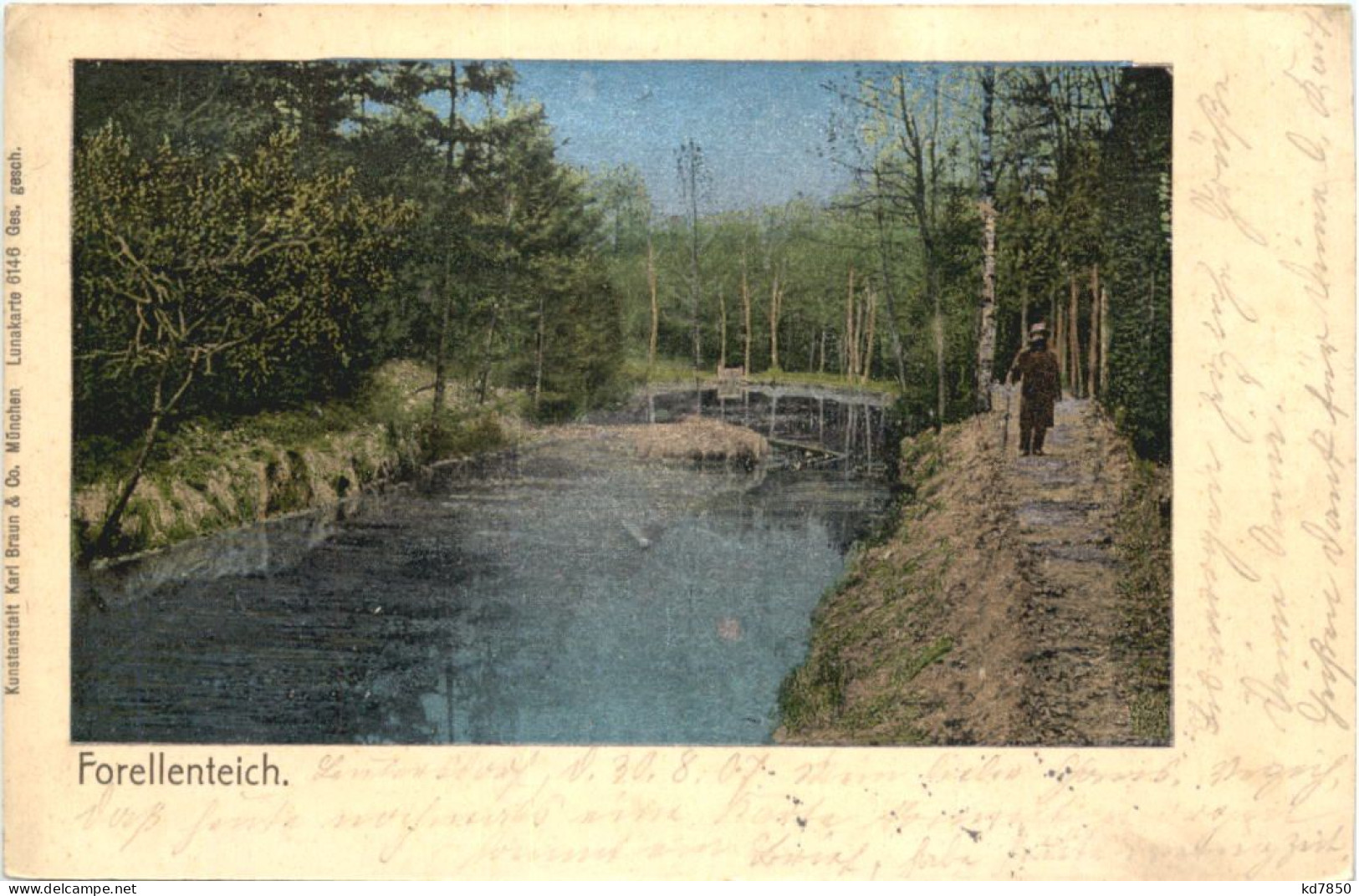 Forellenteich - Bahnpost Eibau - Goerlitz