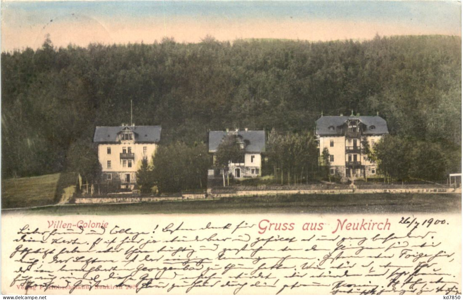 Gruss Aus Neukirch - Villen Colonie - Lausitz - Goerlitz