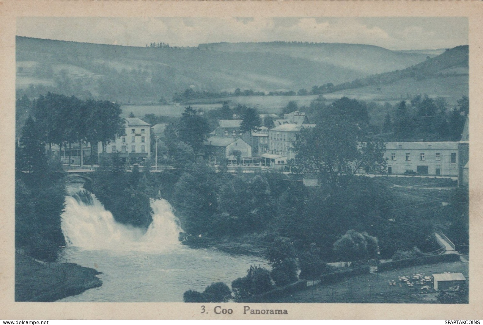 BELGIEN COO WASSERFALL Provinz Lüttich (Liège) Postkarte CPA Unposted #PAD030.DE - Stavelot