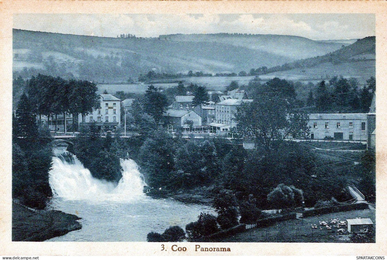 BELGIEN COO WASSERFALL Provinz Lüttich (Liège) Postkarte CPA Unposted #PAD030.DE - Stavelot