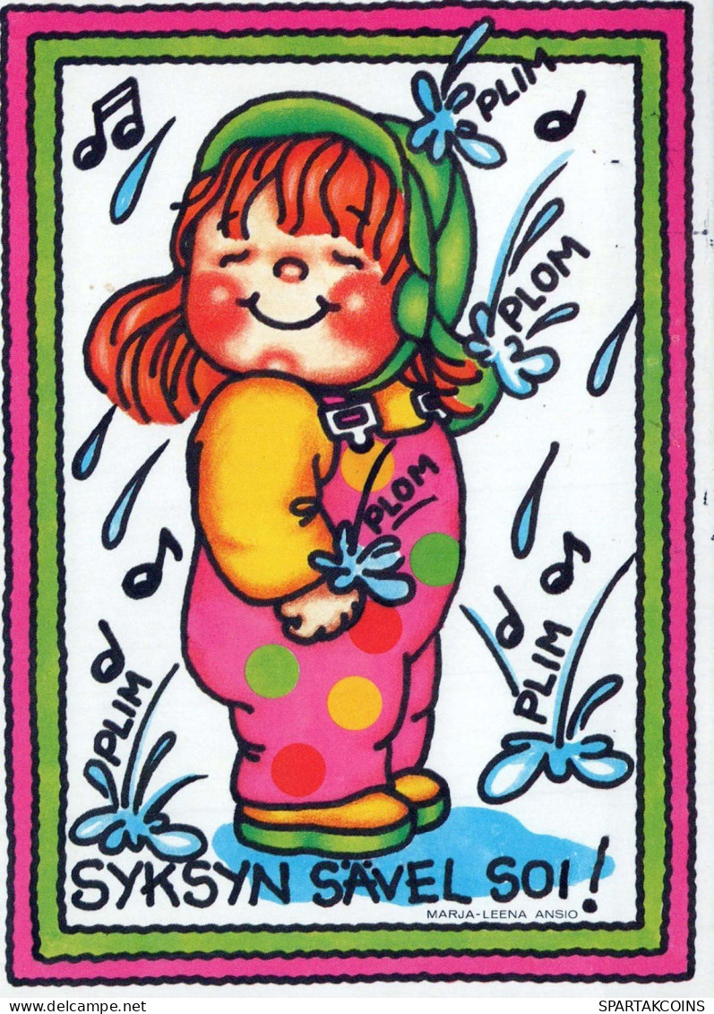 KINDER HUMOR Vintage Ansichtskarte Postkarte CPSM #PBV355.DE - Humorous Cards