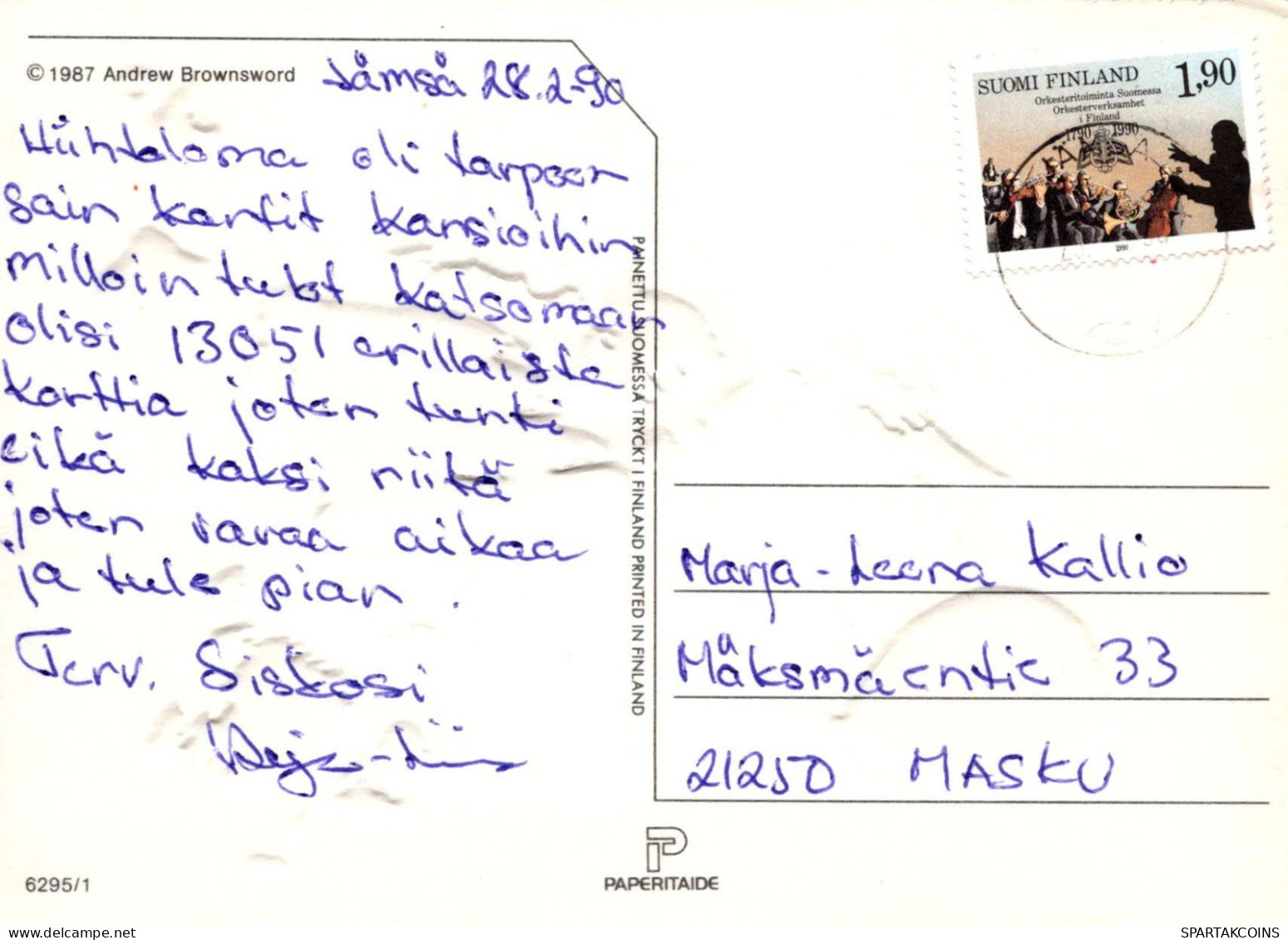 KINDER KINDER Szene S Landschafts Vintage Postal CPSM #PBT637.DE - Scènes & Paysages