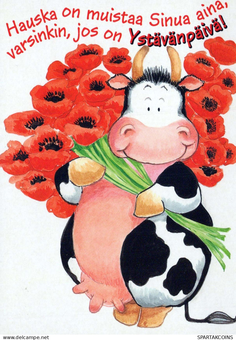 KUH Tier Vintage Ansichtskarte Postkarte CPSM #PBR821.DE - Vaches