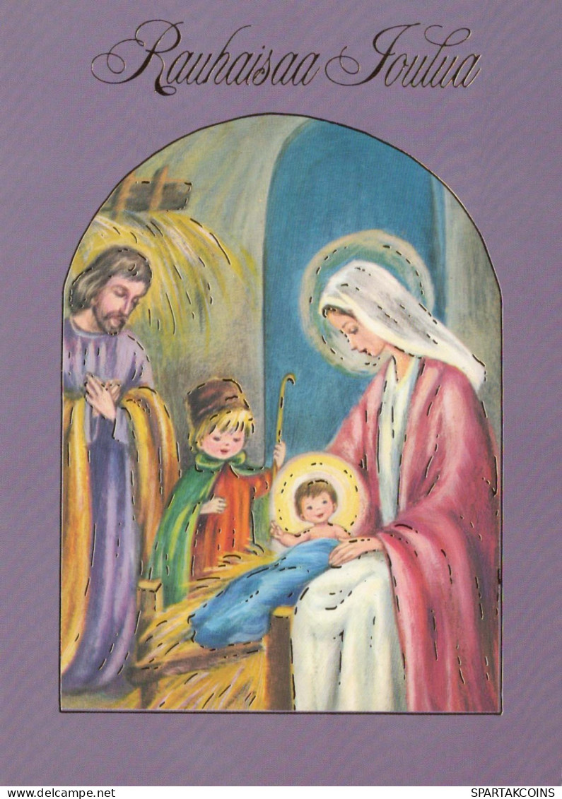Jungfrau Maria Madonna Jesuskind Religion Vintage Ansichtskarte Postkarte CPSM #PBQ012.DE - Maagd Maria En Madonnas