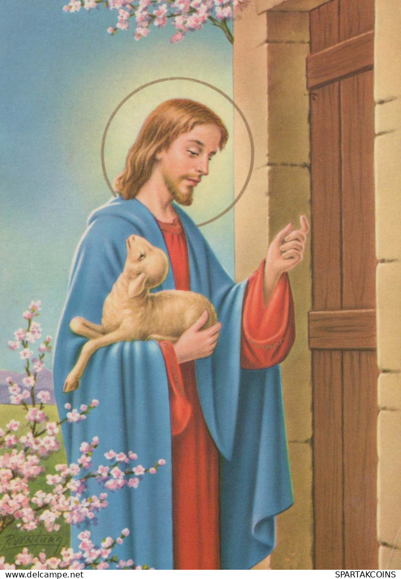 JESUS CHRISTUS Christentum Religion Vintage Ansichtskarte Postkarte CPSM #PBP753.DE - Jesus