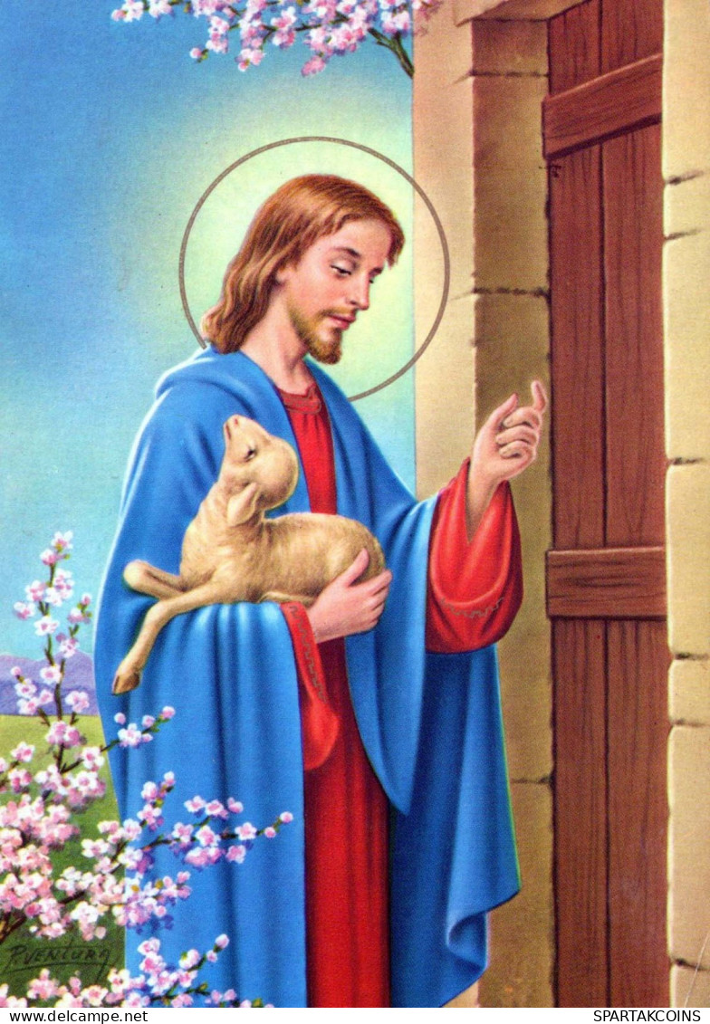 JESUS CHRISTUS Christentum Religion Vintage Ansichtskarte Postkarte CPSM #PBP753.DE - Jesus