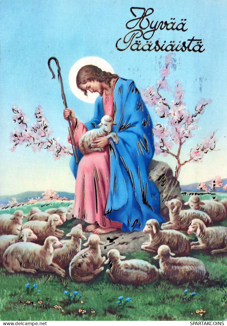 JESUS CHRISTUS Christentum Religion Vintage Ansichtskarte Postkarte CPSM #PBP878.DE - Jesus