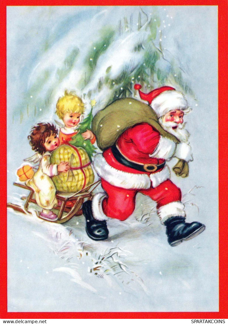 ENGEL Weihnachten Vintage Ansichtskarte Postkarte CPSM #PBP369.DE - Angeli