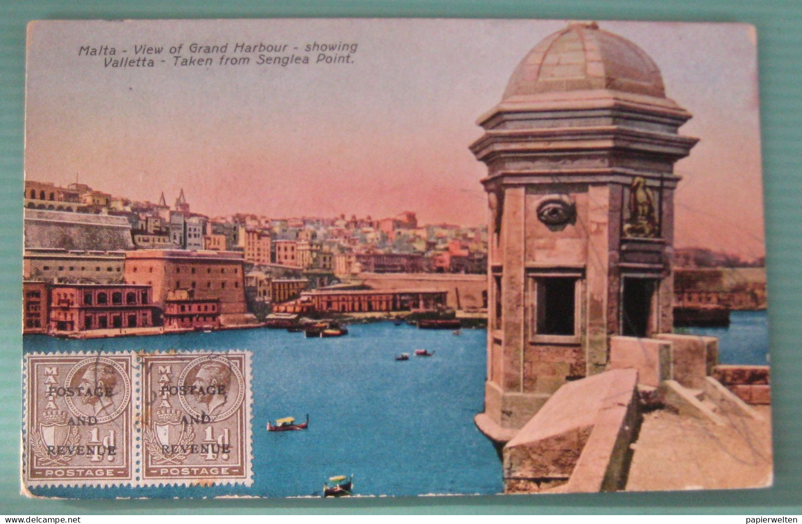 Malta Valletta - View Of Grand Harbour Taken From Senglea Point / Destination USA - Malte