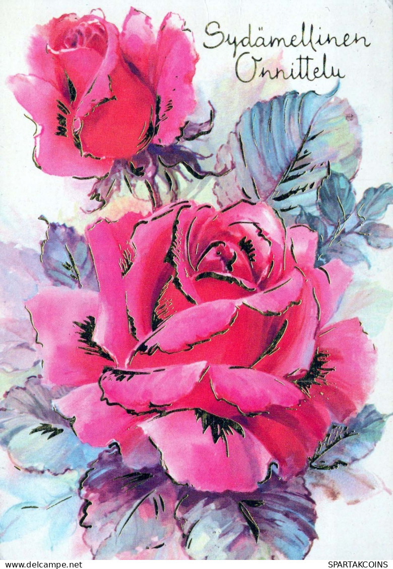 FLOWERS Vintage Ansichtskarte Postkarte CPSM #PAS049.DE - Flores
