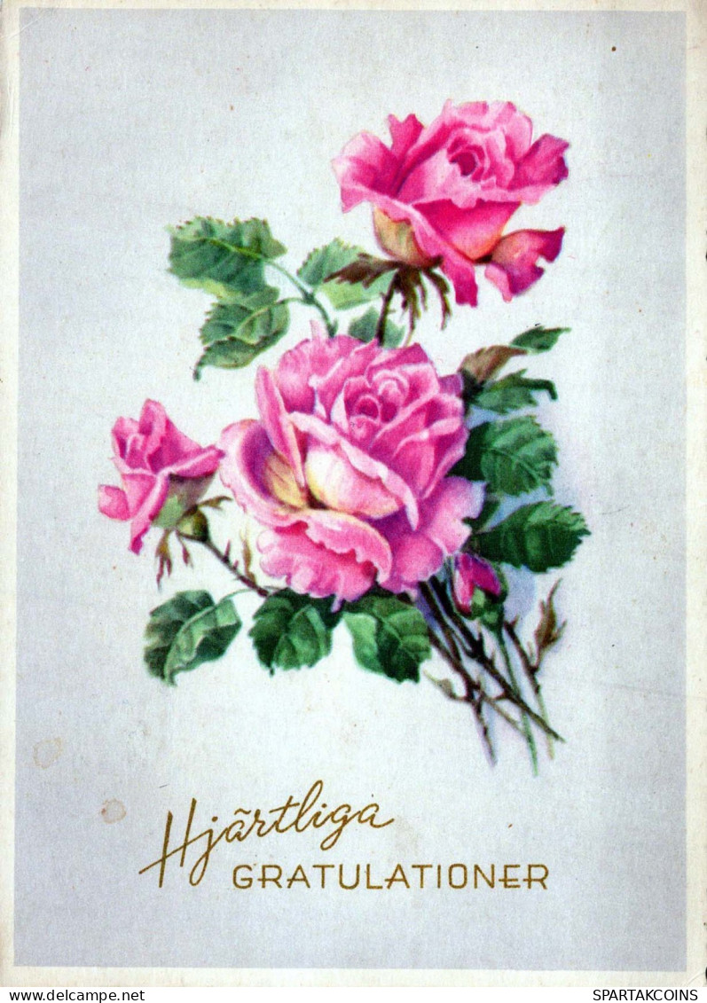 FLOWERS Vintage Ansichtskarte Postkarte CPSM #PAR868.DE - Flores