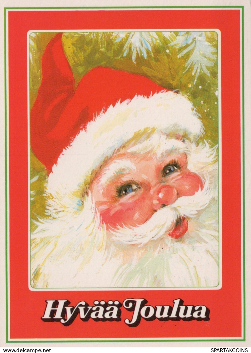 WEIHNACHTSMANN SANTA CLAUS WEIHNACHTSFERIEN Vintage Postkarte CPSM #PAJ818.DE - Santa Claus