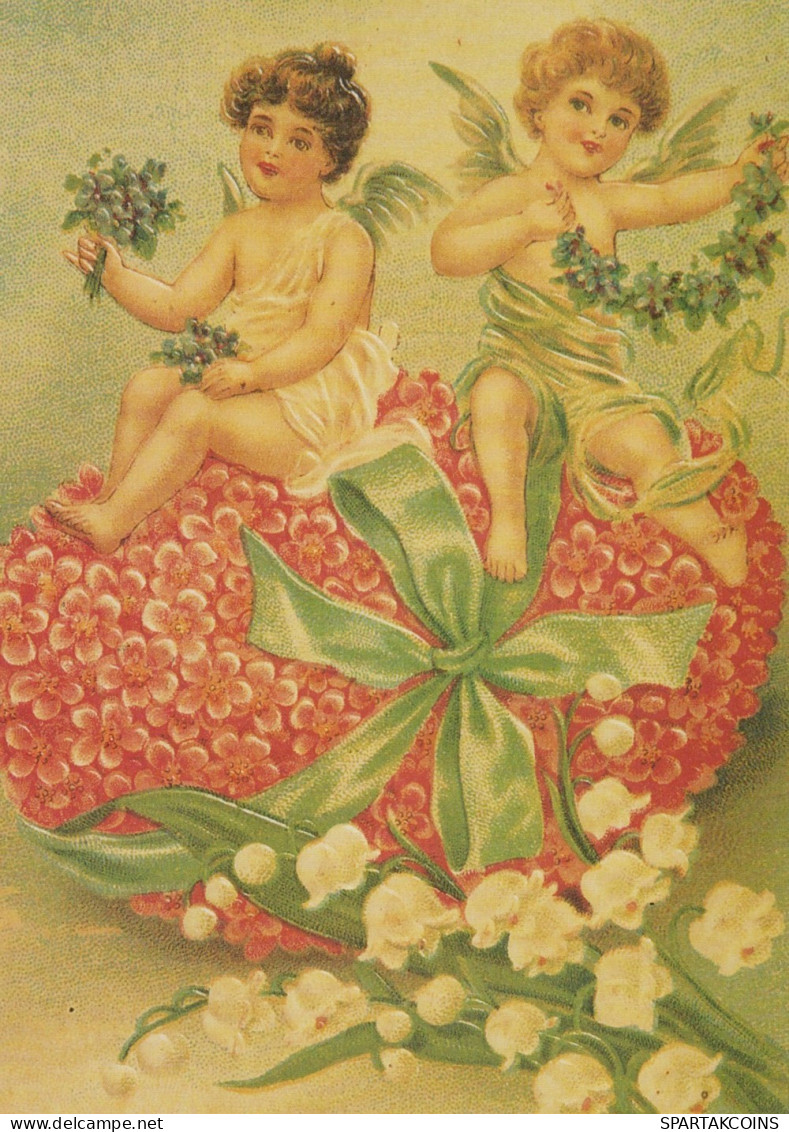 ENGEL WEIHNACHTSFERIEN Feiern & Feste Vintage Ansichtskarte Postkarte CPSM #PAJ089.DE - Anges