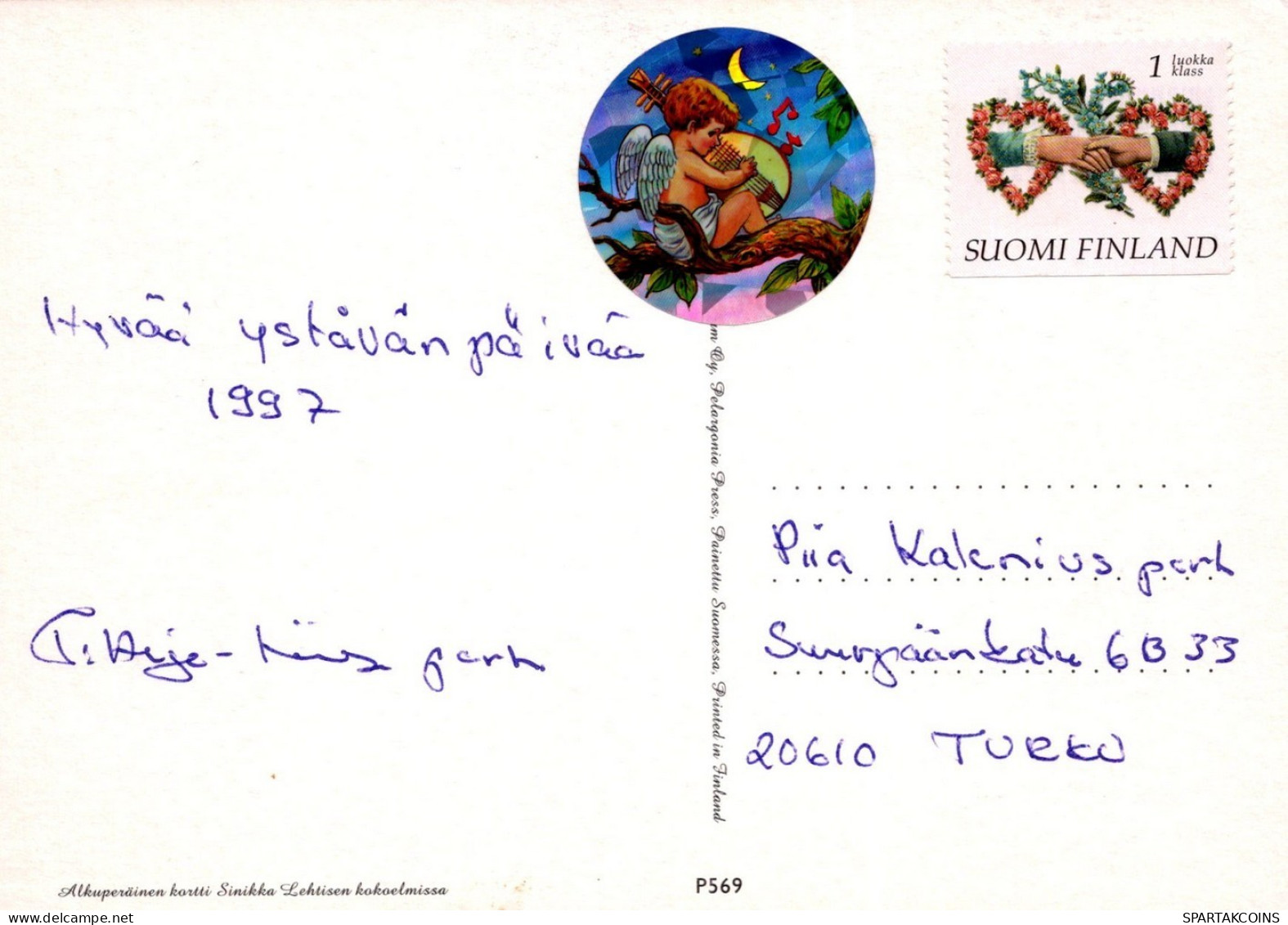 ENGEL WEIHNACHTSFERIEN Feiern & Feste Vintage Ansichtskarte Postkarte CPSM #PAJ089.DE - Angeli