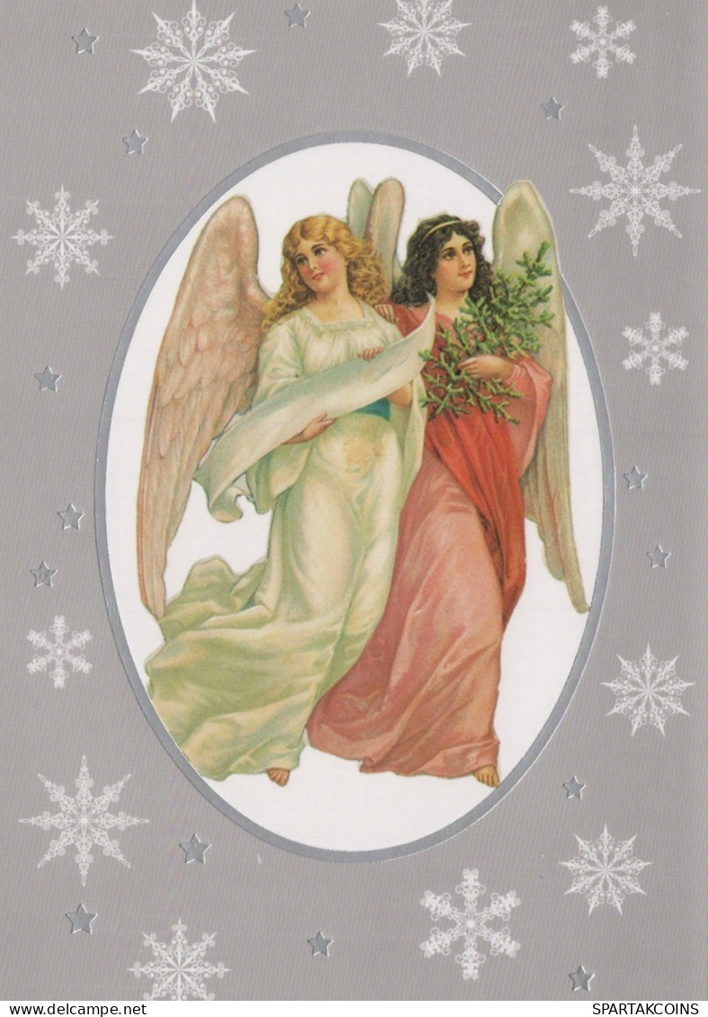 ENGEL WEIHNACHTSFERIEN Feiern & Feste Vintage Ansichtskarte Postkarte CPSM #PAH960.DE - Angeli