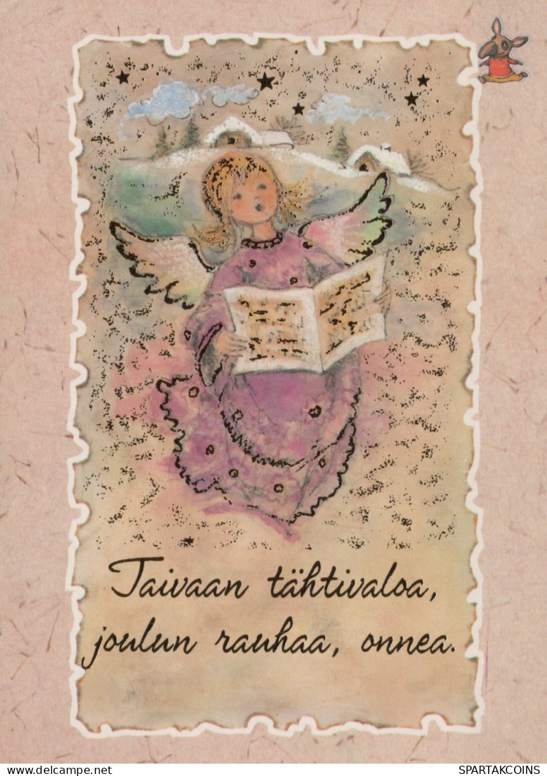 ENGEL WEIHNACHTSFERIEN Feiern & Feste Vintage Ansichtskarte Postkarte CPSM #PAH403.DE - Angels