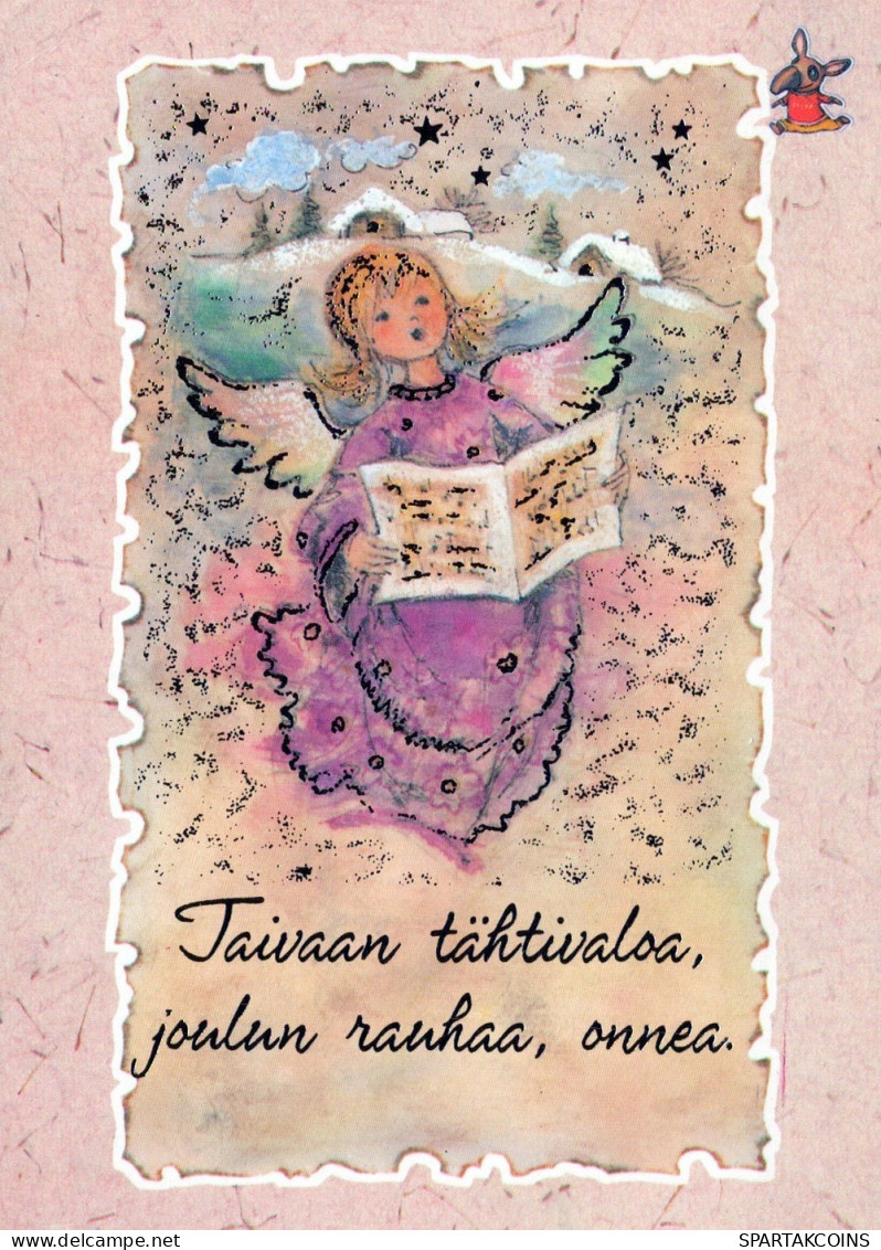 ENGEL WEIHNACHTSFERIEN Feiern & Feste Vintage Ansichtskarte Postkarte CPSM #PAH403.DE - Engel