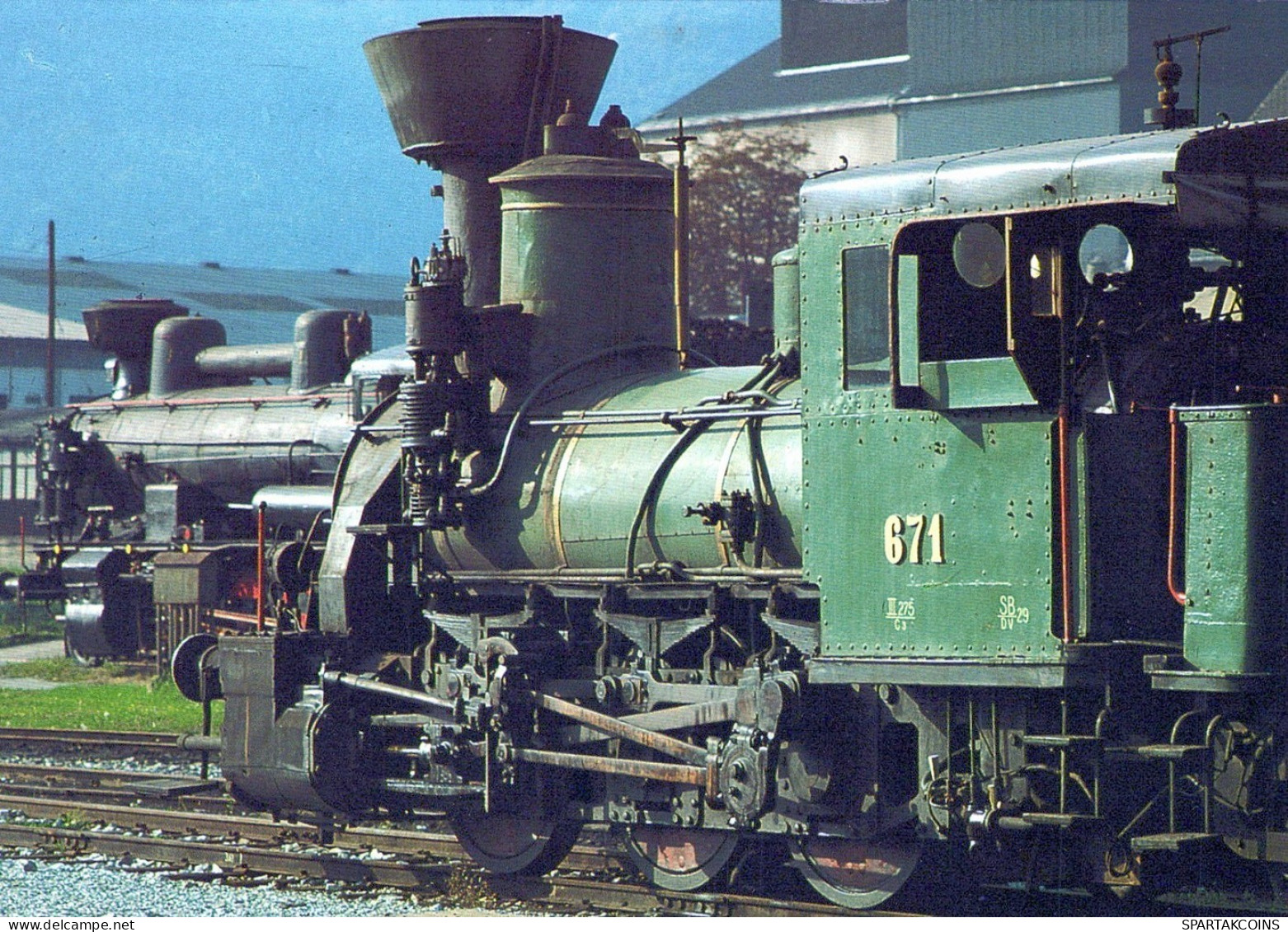 ZUG Schienenverkehr Eisenbahnen Vintage Ansichtskarte Postkarte CPSM #PAA895.DE - Trains