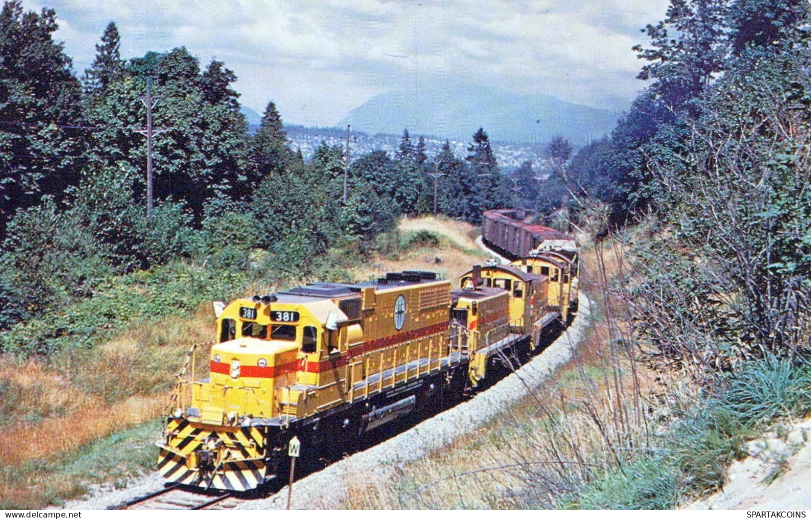 ZUG Schienenverkehr Eisenbahnen Vintage Ansichtskarte Postkarte CPSMF #PAA491.DE - Trains