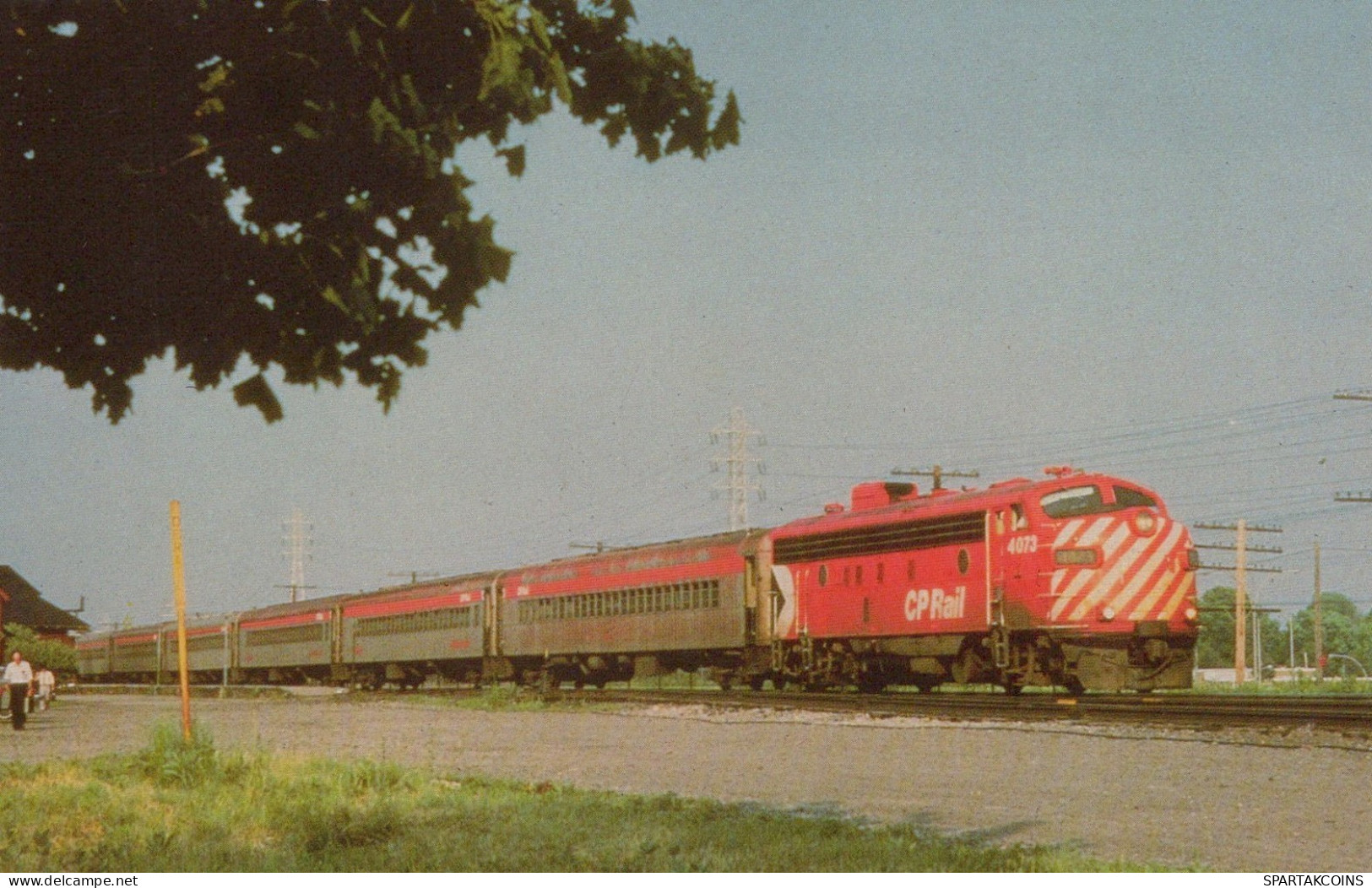 ZUG Schienenverkehr Eisenbahnen Vintage Ansichtskarte Postkarte CPSMF #PAA414.DE - Trains