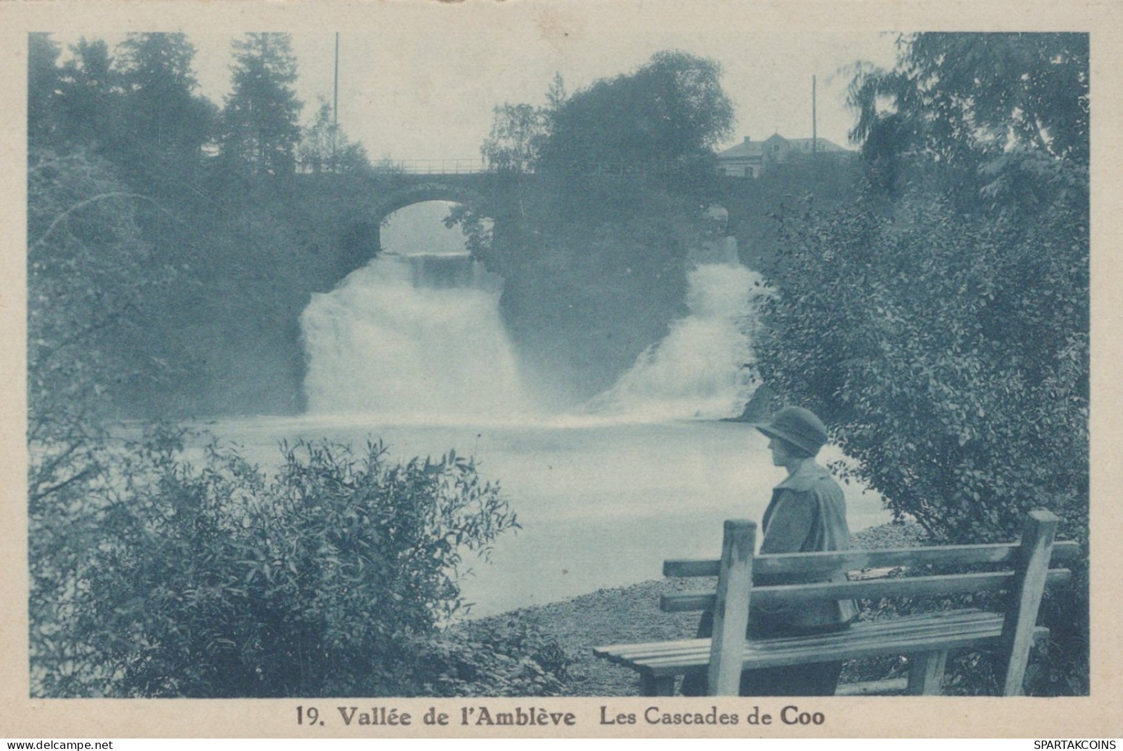 BELGIO COO WATERFALL Provincia Di Liegi Cartolina CPA Unposted #PAD031.IT - Stavelot