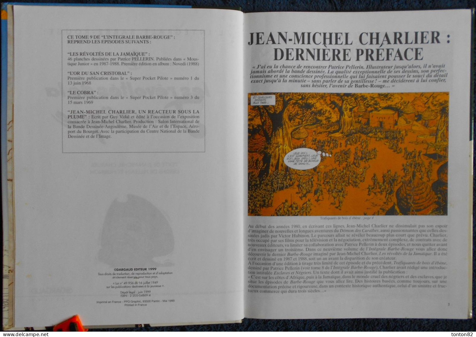 Charlier / Hubinon / Pellerin - BARBE ROUGE - Intégrale - T 9 - Les Révoltés De La Jamaïque - Dargaud - ( 1999 ) . - Autres & Non Classés