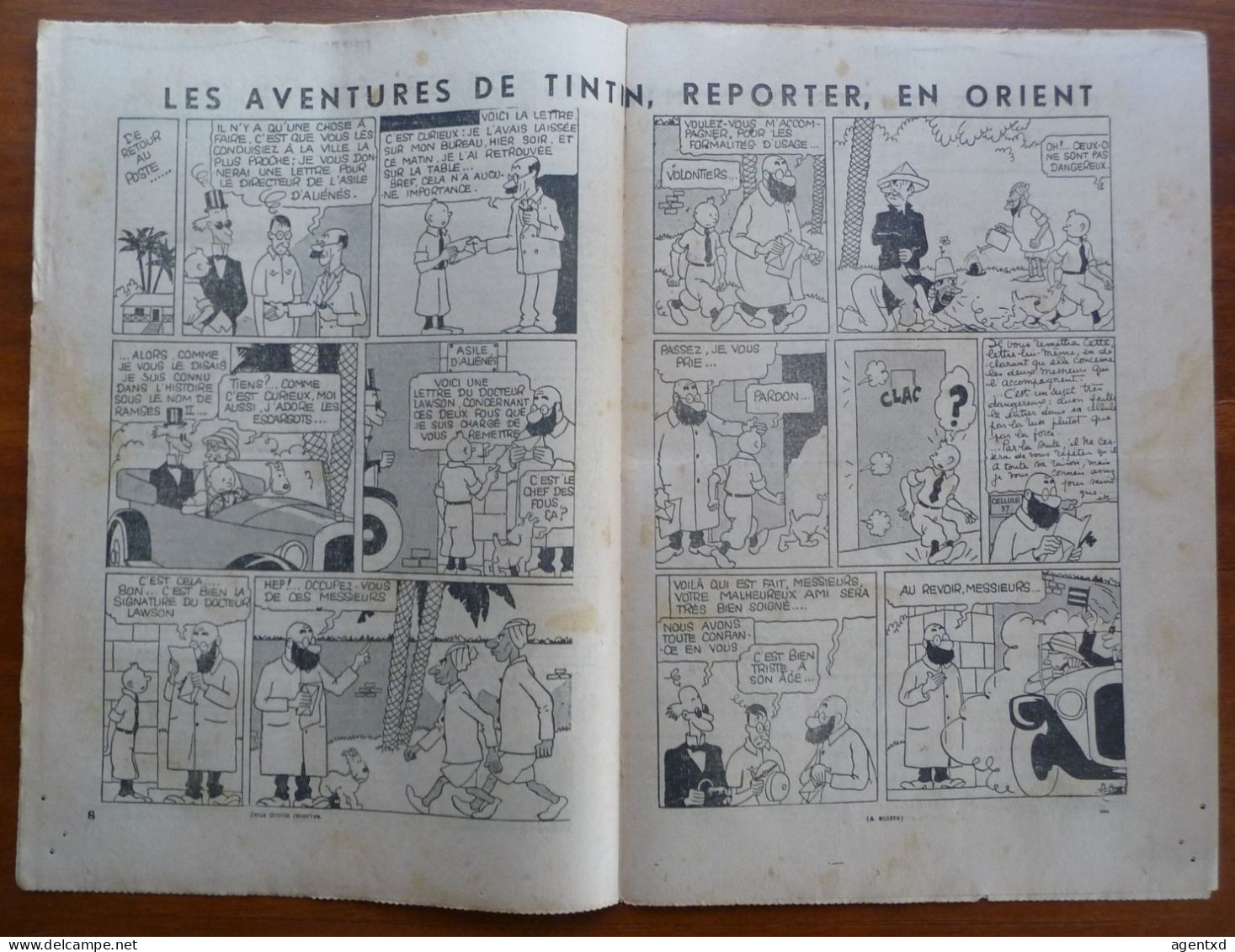 TINTIN – PETIT VINGTIEME – PETIT XX - N° 35 Du 31 AOUT 1933 - Tintin