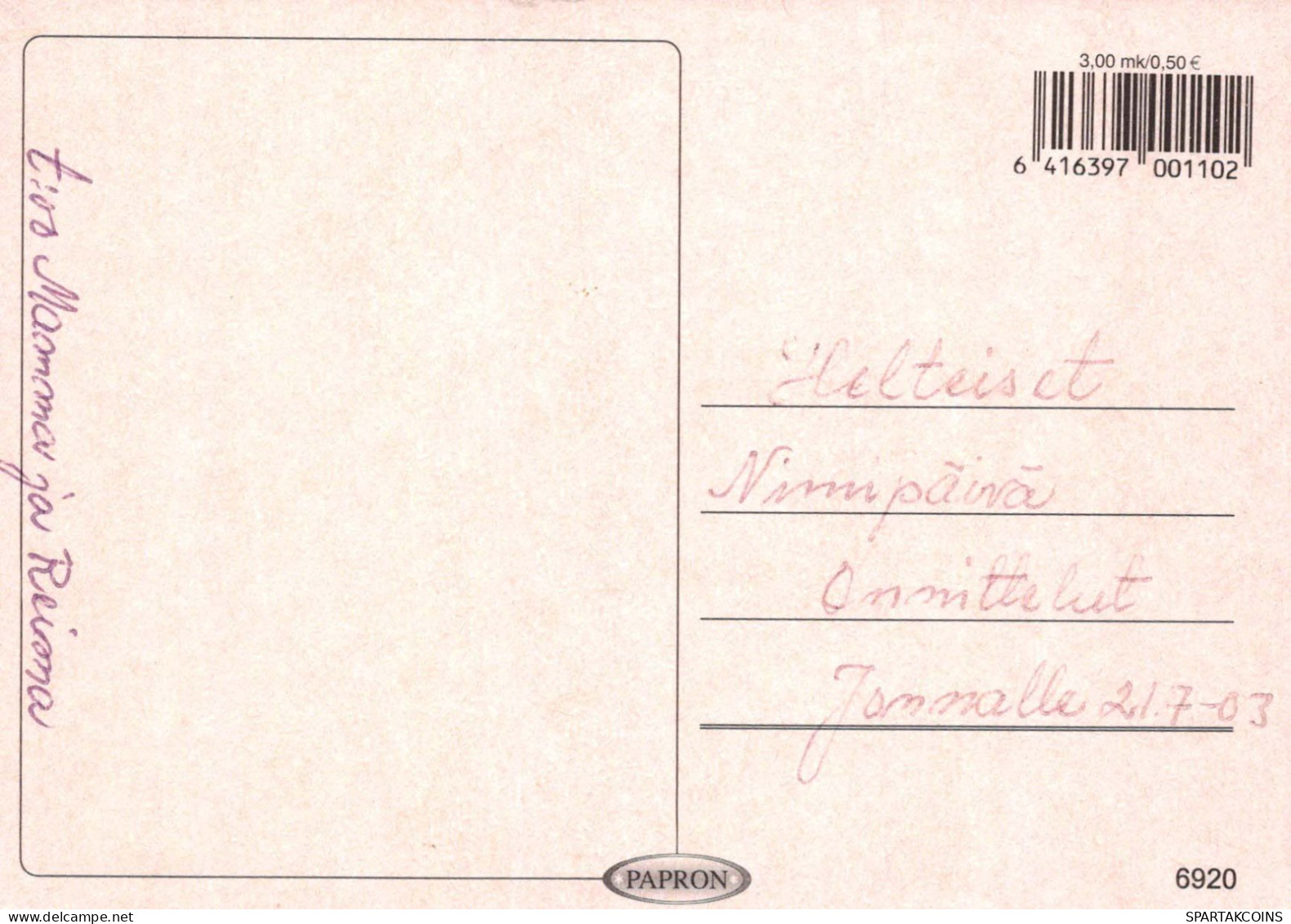 CONIGLIO Animale Vintage Cartolina CPSM #PBR171.IT - Other & Unclassified