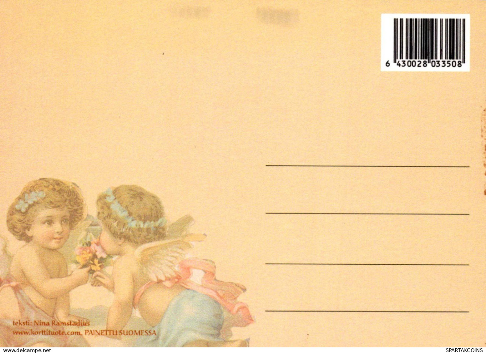 ANGELO Natale Vintage Cartolina CPSM #PBP498.IT - Angels