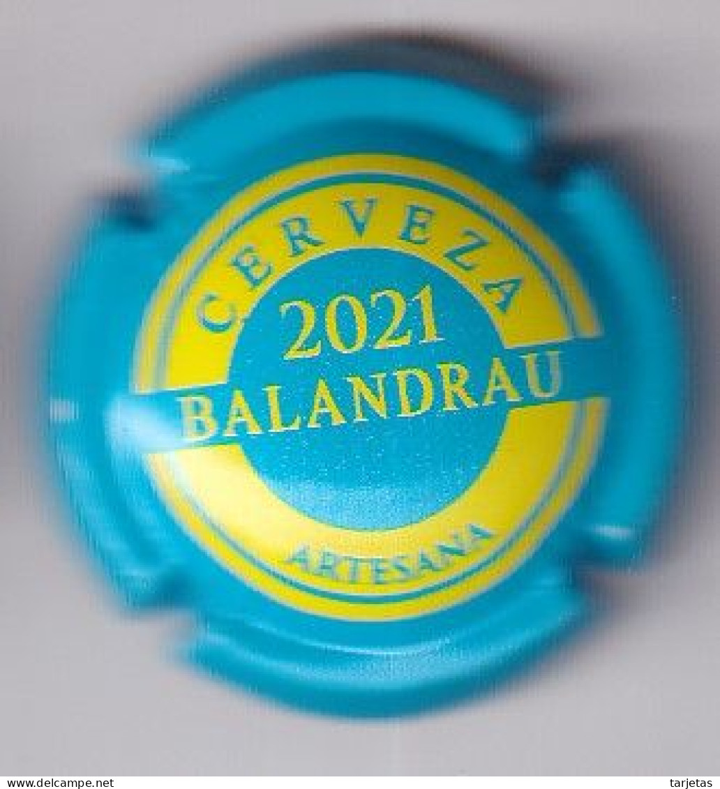 CHAPA DE CERVEZA ARTESANA BALANDRAU 2020 (BEER-BIERE) CORONA - Birra