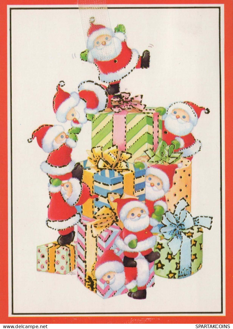 Buon Anno Natale GNOME Vintage Cartolina CPSM #PAU281.IT - New Year