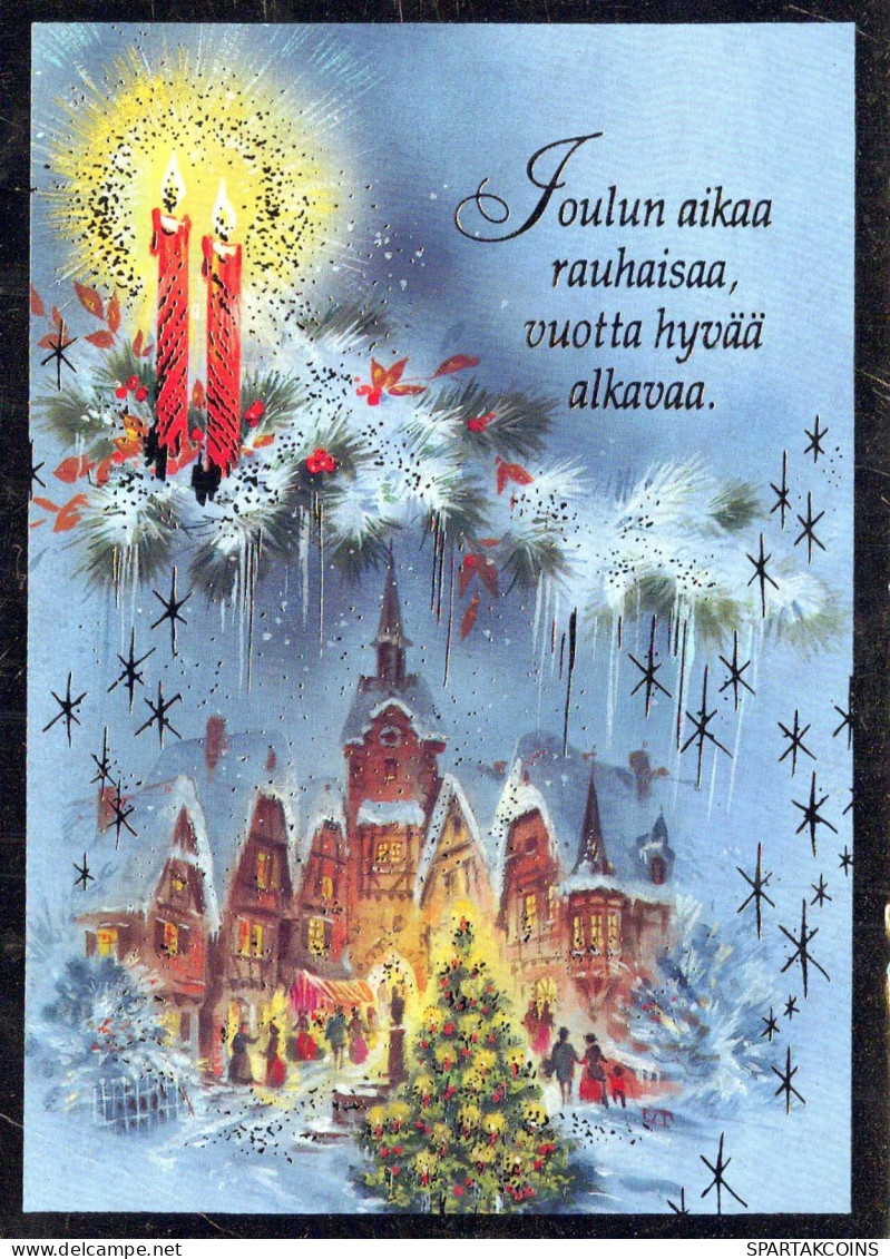 Buon Anno Natale Vintage Cartolina CPSM #PAT149.IT - Nieuwjaar