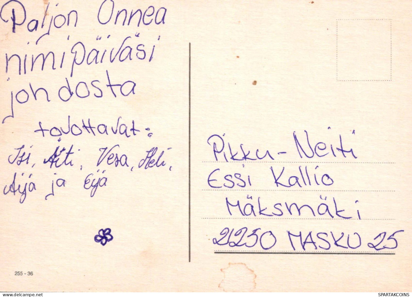 FIORI Vintage Cartolina CPSM #PAS593.IT - Flores