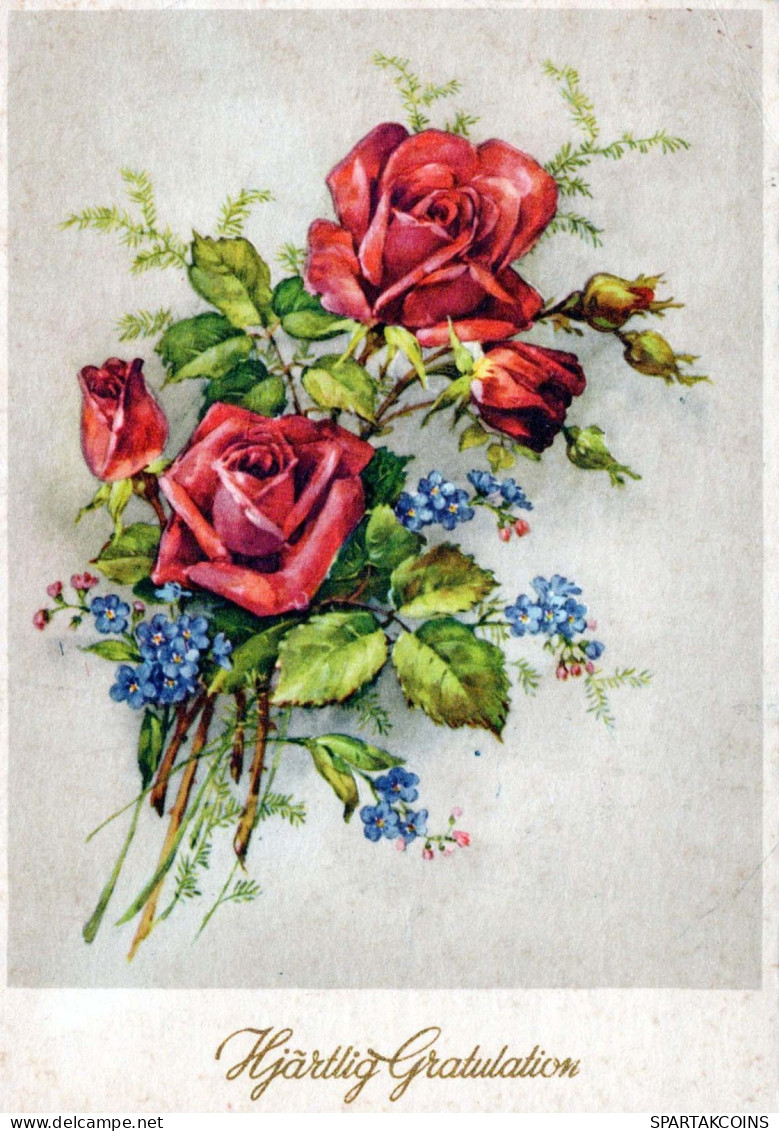 FIORI Vintage Cartolina CPSM #PAR869.IT - Blumen