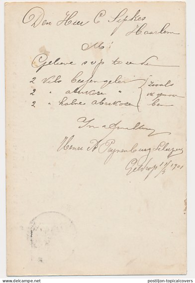 Firma Briefkaart Geldrop 1901 - Koek- Banketbakkerij - Zonder Classificatie