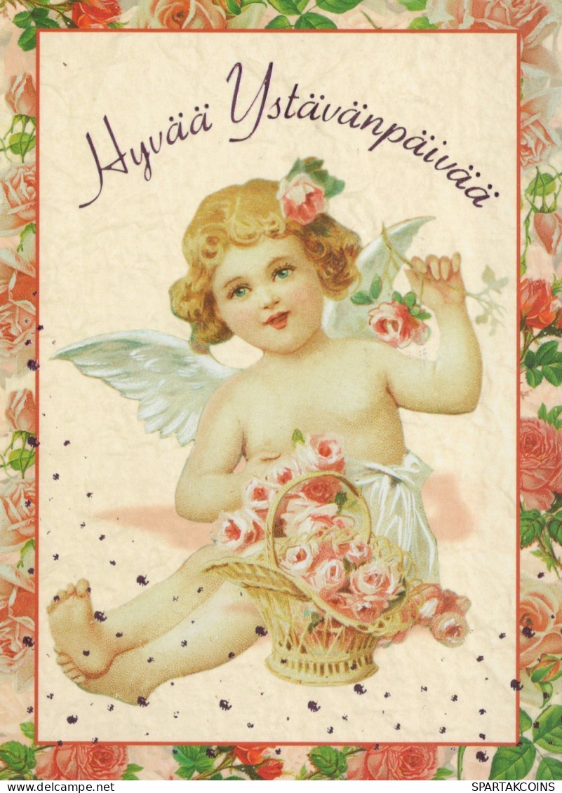 ANGELO Buon Anno Natale Vintage Cartolina CPSM #PAJ155.IT - Angels